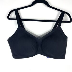 Honeylove CrossOver Bra Black Size 42 C/D 2X Wireless Comfort Bra NEW